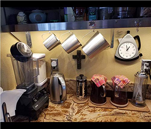 Measuring Cup, Stainless Steel Measuring Cup (24 Ounce/ 0.7 Liter), Milk Frothing Pitcher, Steaming Pitcher, Milk Frothing Cup with Marking with Handle for Espresso Machines, Latte Art - size: 24 OZ (700ML)
