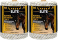 Zareba Elite Electric Polybraid Fence for Horses - 1000 ft, Highly Visible Electric-Horse Fence, 4 Tinned Copper Strands, Polybraid, EL1000C4-Z (Pack of 2) - size: 1000 ft. (Pack of 2)