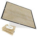Alion Home HDPE 50% Sun Block Shade Cloth Garden Netting Fabric (6'x6'6'', Beige) - color: Beige, size: 6'x6'6''