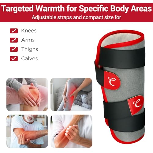 Comfytemp Leg Heating Pad, Wearable Heat Wrap for Knee/Thigh/Calf (L/XL) | FSA Eligible HSA Approved Electric Heated Pad for Legs/Arm/Hamstring Soothing Warmth, Birthday Gifts for Women Man Mom Dad - size: Large