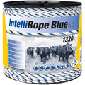 Premier 1 IntelliRope® Blue Electric Fence Rope – 6mm, 1320 ft | 3 tinned copper + 3 SS filaments. Blue filaments visible to animals. For horses, cattle & sheep. - size: 1320' Spool