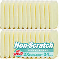 Sponges Kitchen Scrub Dish Sponge Scouring Pad, 24 Pads Cleaning Brush Dishwasher Soap Supplies, Dishwashing Dinnerware Towels Sink Pan Pot Cloth Rags Holder Bathroom Bathtub - size: 24 Pack