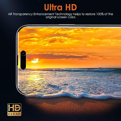 Screen Protector [3 Pack Soft Hydrogel Film for iPhone 15 Pro/15, Upgraded Non-breakable Flexible TPU] - size: iPhone 15 Pro/15 (6.1")