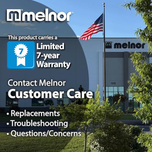 Melnor 65043-AMZ Solid Brass Nozzle Bundle - Heavy Duty, Adjustable Spray & High-Pressure Jet - Leak-Free Design - Compact
