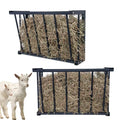 2Pcs Wall Mount Hay Rack 16 Gallon | 27'' Long Livestock Hay Feeder Carbon Steel Hay Feeder for Sheep, Goats, Horses, Indoor Outdoor Uses - size: 16INCH(2PCS)