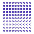 Zerodis 100PCS 8mm Leg Rings, Plastic Identification Bands for Pigeons, with Reusable Easy to Install for Poultry Dove Marking (Purple) - color: Purple