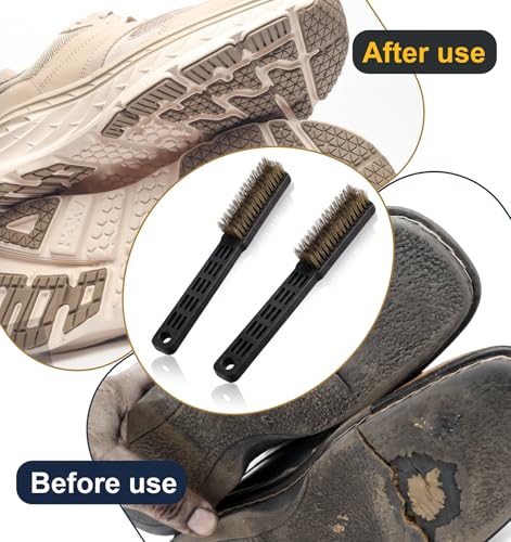 2 Pcs Bowling Shoe Brush for Bottom, Portable Bowling Shoe Cleaner Brush, Soft Bristles for Effective Slide Maintenance, Cleaning Tool for Bowling Alley, Training and Daily Shoe Care