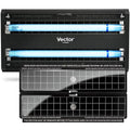 Catchmaster Vector 30 Black Wall-Mounted UV Fly Light Trap - 1,500 sq. ft. Catch Zone, Fly Trap for Food Prep & Dining Areas, Deli, Meat & Bakery, Clean Medical Spaces, UV Lamp Flying Insect Killer - style: 30W Black