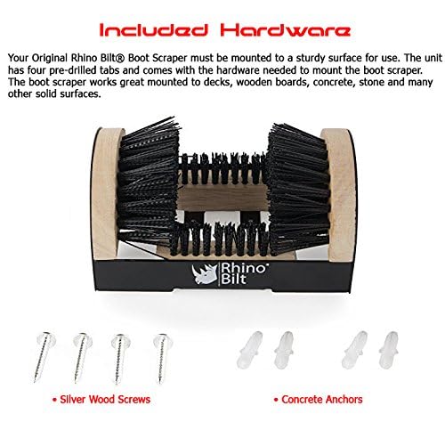 Original Boot Scrubber, Outdoor Shoe Scraper Brush