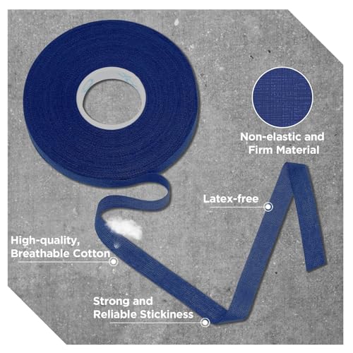 OK TAPE 8 Rolls Athletic Tape, 0.3 Inch Finger Tape, Jiu Jitsu Sports Tape | for BJJ, Boxing, Climbing, Add Grip & Protect Fingers and Toes (0.3" x 45 Ft, Black+White+Navy Blue+Red) - color: 0.3-black, White, Blue, Red, size: 15 yards