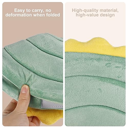 FRIUSATE Cat Cone Collar Soft Adjustable Cat Recovery Collar Stop Licking | Comfortable Breathable Lightweight Neck Cone for Cats Kittens Pet After Surgery - color: Green Dinosaur, size: S