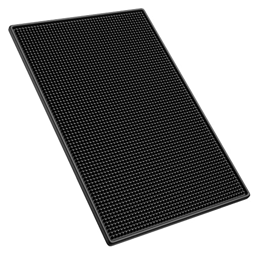18x12in Barber Station Mat for Hair Styling Tools, Non-Slip Bar Service Mat | Flexible Rubber Mat for Clippers Salon Tools, Professional Heavy Duty Salon and Barbershop Work Station Pads - size: 18x12x0.4 Inch (Pack of 1)