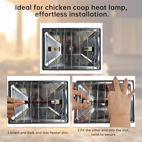 250WBrooder Heater Replacement Bulb, 4000-5000 Hours Work, Brooder Heater for Chicks or Pets, Accessories