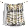 Paseo Road Indigo Hill by HiEnd Accents Desert Sage 54x68 Throw Blanket | Aztec Tribal Navajo Print, Western Southwestern-Style Sherpa Fleece Blanket for the Couch, Sofa, Bed, or Camping - color: Desert Sage Aztec
