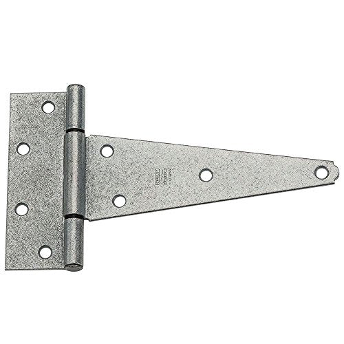 National Hardware N129-494 286BC Extra Heavy T Hinge in Galvanized - size: 8 Inch
