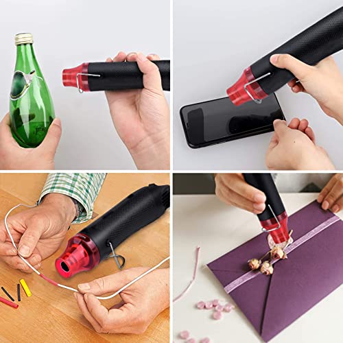 Heat Shrink Tubing Kit - 2:1 Shrink Ratio,328Pcs Wire Shrink Wrap Tubing and 300W Mini Heat Gun - for Shrink Wrapping, Wire and Cable Repair, Hand Crafts