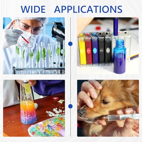 30Pack 1ml Syringe for Liquid, 1cc Plastic Small Syringe without Needle | Sterile & Individually Wrapped, Use for Colostrum Collect, Scientific Labs, Pet Feeding, Oral - size: 1ML