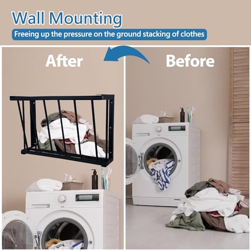 2Pcs Wall Mount Hay Rack 16 Gallon | 27'' Long Livestock Hay Feeder Carbon Steel Hay Feeder for Sheep, Goats, Horses, Indoor Outdoor Uses - size: 16INCH(2PCS)