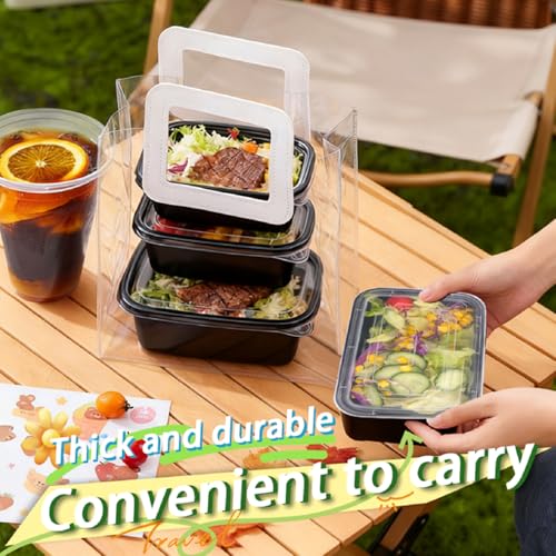 Meal Prep Containers With Lids, to Go Food Containers BPA Free, Stackable, Leak Resistant, Bento Box, Microwave, Dishwasher, Freezer Safe (24, ounces) - size: 24 Ounce