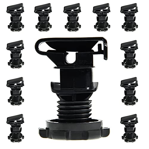 Electric Fence Screw-on Round Post Insulator, 50 Count | Poly Rope or Tape Holding