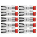 10 Pcs Stainless Steel Automatic Pig Waterer Nipples, 1/2" NPT Thread Livestock Watering System Drinkers for Piglets, Goats, Sheep, and Farm Animals Supplies