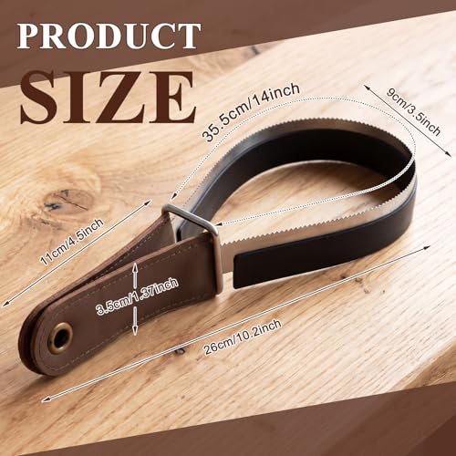 2 in 1 Horse Shedder Scraper with Rubber Edge Stainless Steel Horse Sweat Scraper Metal Dual Sided Equine Deshedding Blade, Grooming Curry Comb Tool for Cat Dog Removing Loose Hair Sweat