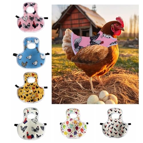 Washable Rooster Claw Protector Hen Apron Jacket for Feather Growth Poultry Saddle Outdoor Chicken Wing Back Protector(Style 2) - style: Style 2