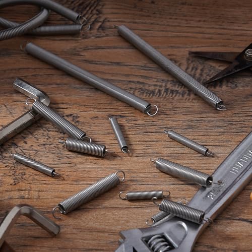 6pcs Extension Springs,0.035"x0.25"x2" 304 Stainless Steel | Extension Springs with hook ends 2inch - size: 0.035"x0.25"x2"