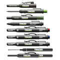 Tracer 8 Piece Construction Marker Kit - Carpenter Pencil Set | Deep hole marking pen, clog-free construction markers, 2.8mm leads, magnetic storage case - style: 8pc Set