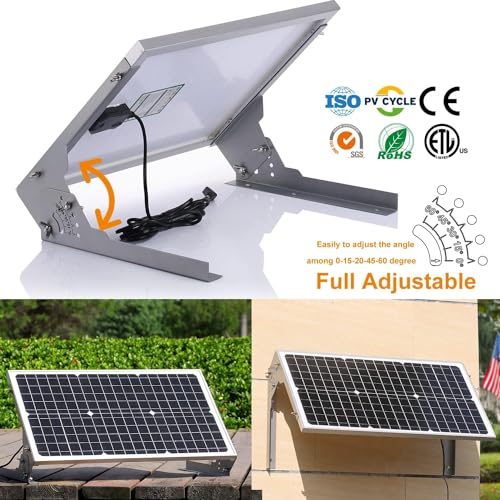SUNER POWER 12V 30W Solar Battery Charger Maintainer, Built-in UltraSmart MPPT Controller, Adjustable Mount Bracket, Waterproof 30 Watt Solar Panel Kit for 12 Volt SLA Deey Cycle AGM Lifepo4 Battery - size: 30W Ultra