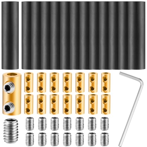 Relaxweex 15 Sets Underground Wire Splice Kit Suit for Wire Under 12 Awg Amp Splicing Quick Wiring Connection Nut Kit Terminal with Shrink Tubes and Screws Circuit Connector(60V) - style: 60v