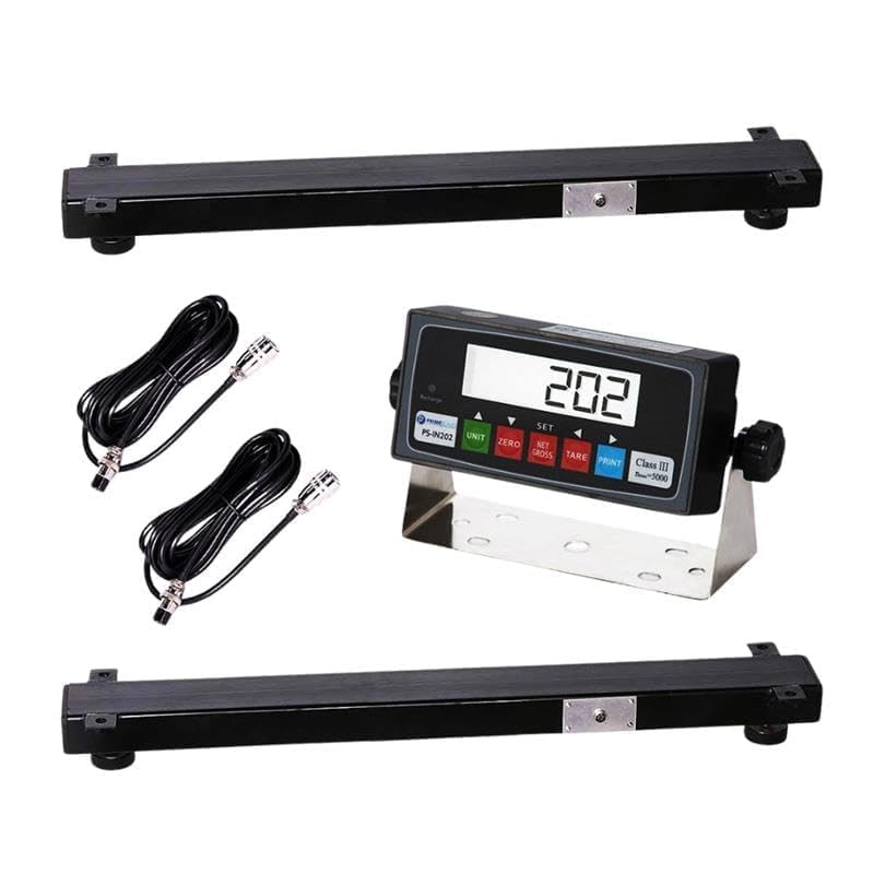 Livestock Weigh Beam Scale 10000lb Capacity with PS-IN202 Indicator, Heavy Duty Livestock Scale for Cattle, Hogs, Goats, Sheep, Chutes, Alleys, and Cage Weighing(36") - size: 36"