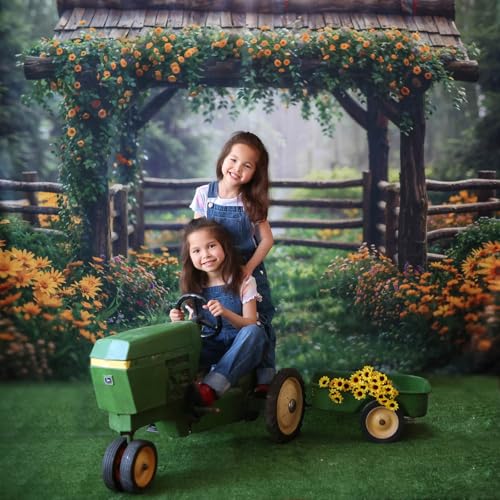 Kate Green Grass Rubber Photography Floor Mat 8x5ft | Grassland Floor Backdrop Newborn Photography Props for Professional Photo Shoot Studio - color: Green Grass, size: 8x5ft