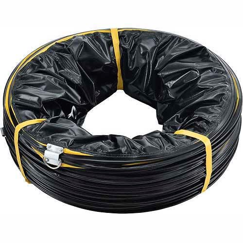 Global Industrial 12" Portable Ventilation Fan With 16'L Flexible Ducting | Confied Space Blower Fan, 2 Speed, 1640 CFM, 3/8 HP, 120V, High Visibility Yellow