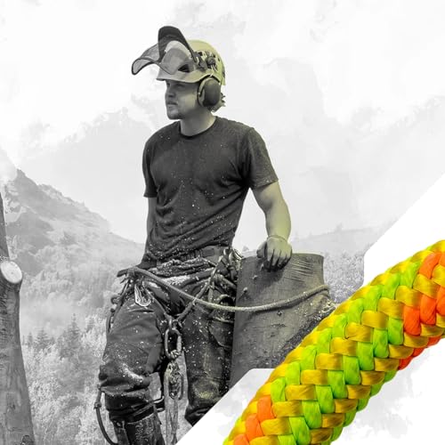 24-Strand 11.8 mm Arborist-Pro™ Rope – High Tensile Strength – Lightweight – Made in USA - color: Viper, size: 200 ft