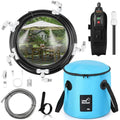 23ft Portable Misters for Outside, Outdoor Water Cooling Misters with Pump | 20L Portable Misting System With 6 Mist Nozzles for Outdoor Patios, Golf Carts, Greenhouses, Canopy, Decks, Camping, Hiking