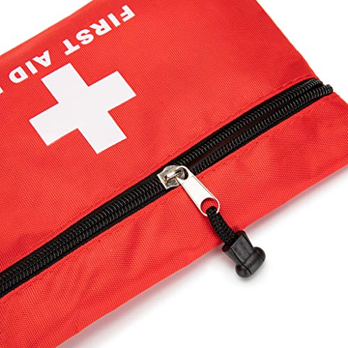 Red First Aid Bag Empty First Aid Kit Empty Waterproof First Aid Pouch Small Mini for First Aid Kits Pack Emergency Hiking Backpacking Camping Travel Car Cycling (Red, 6.3x4.3 6 Pack) - color: Red, size: 6.3x4.3 Inch (Pack of 6)