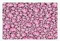 Lunarable Feminine Pet Mat for Food and Water, Big Vivid Diamond on The Dark Background Engagement and Wedding Themed Print, Non-Slip Rubber Mat for Dogs and Cats, 18" X 12", Pink - color: Pink
