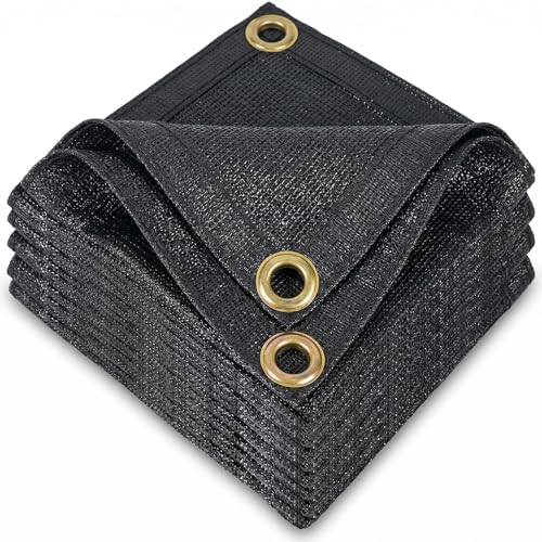 10' x 20' Garden Shade Cloth, 50% Sunblock Mesh with Grommets | Breathable 50% shade cloth with reinforced taped edges and grommets every 40 in for greenhouses, gardens, patios and kennels - size: 10'x20'