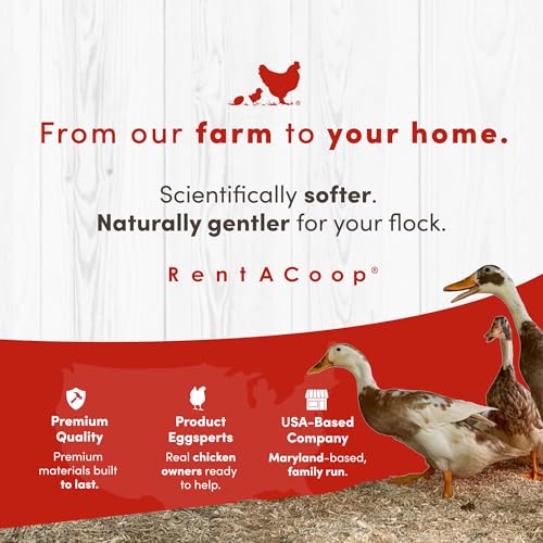 RentACoop Premium Hemp Bedding for Chickens, Rabbits, Horses - 300L (30lbs) | Super Absorbent, Low Dust, Natural Odor Control for Chicken Coops, Nest Boxes, Small Animals, Reptiles & Horses