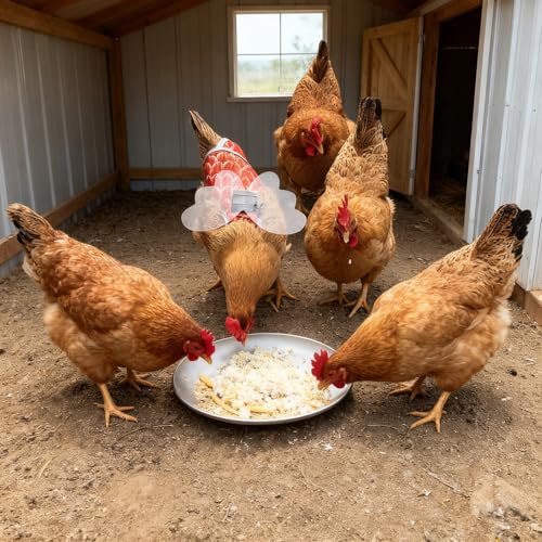 Upgraded Chicken Saddle for Hens - Adjustable Hen Apron with Buckle Straps, Waterproof Poultry Back & Wing Protector for Feather Loss & Mating，Detachable Model (1, White) - color: White