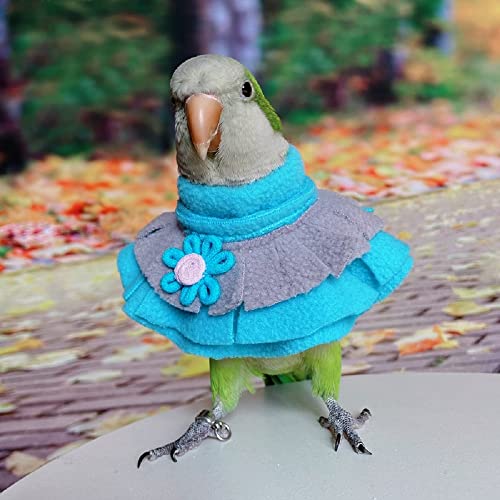 RRRIOT Parrot Neck Collar Pet Anti-bite Picking Feather Healing Protective Neck Cover Collar for Birds (2XL)
