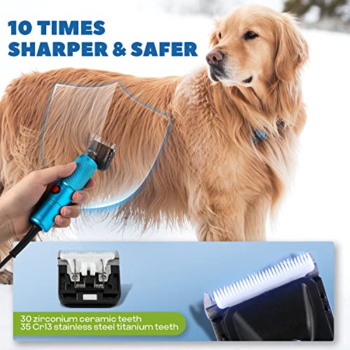 Pet Grooming Clippers 200W, Stepless Speed Control & Low Noise< 50db - size: 200W