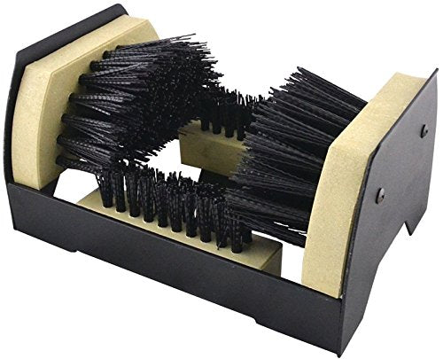 Edward Tools Diamondback Boot Brush - Heavy Duty Shoe and Boot Cleaner with Scraper and Brush - Heavy Steel Frame with Mounting Screws - Outdoor/Indoor Shoe Brush - Clean Mud/Dust
