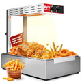 PYY French Fry Warmer - Update Commercial Food Heat Lamp Fry Dump Station Chip Warmer Food Warmer Adjustable Height 7.9"-11" Temp 86°F-156°F Countertop Freestanding for Restaurant Buffet - size: 10L Adjust Height