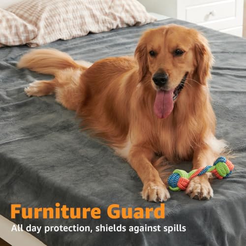 Dog Pee Pad Washable 82x120 Extra Large,Absorb Reusable Whelping Pads, Non-Slip Puppy Training Pads, Waterproof Floor Mat for Potty Training, Playpen,Incontinence,Housebreaking,Bed - size: 82"x120"-1PACK