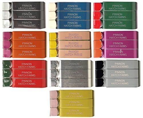 Pinnon Hatch Farms Custom Engraved Aluminum Zip Wing Bands Chicken Poultry Duck Peacock Identification Tags Text with or Without Artwork (100, Orange) - color: Orange