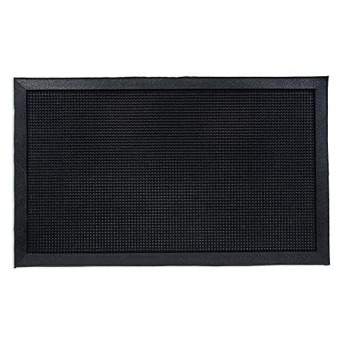 DII Rubber Doormats Collection All Weather, 18x30, Knobby - color: Knobby, size: 1'6" x 2'6" (Rectangular)