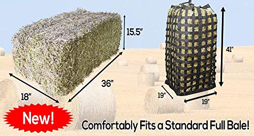 Derby Originals XL Go Around Slow Feeder Horse Hay Bag with Super Tough Bottom and 1 Year Warranty, Royal Blue, 71-7132RBL - color: Royal Blue