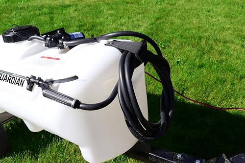25 Gallon Pull-Behind Trailer Broadcast Sprayer - 1.1GPM, 7' Swath - size: 25 Gallon, style: Tow-Behind